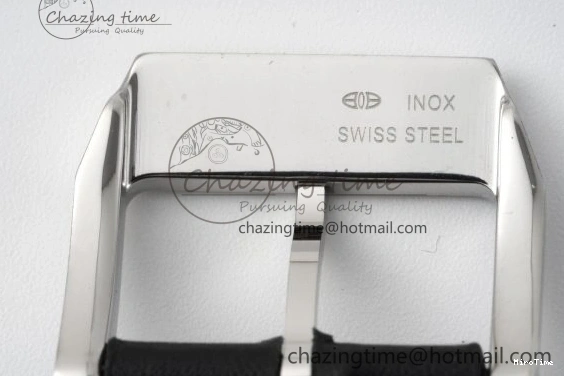 MIROTIME 0407 Pilot Chrono SS AZF 1:1 Best Edition Blue Dial on Brown Leather Strap A TimelessDesign 7060